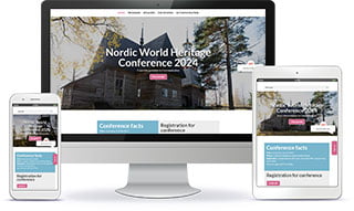 Pohjoismaisten maailmanperintökohteiden konferenssin verkkosivut.